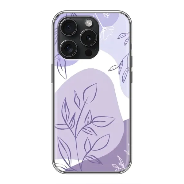 Чохол з принтом «Фіолетове листя абстракція» для Realme P4 Pro