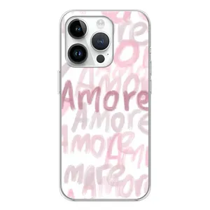 Чохол з розовим принтом для RealMe P4 (Аморе любов)