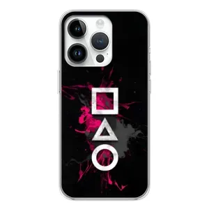 Чехол Гра в кальмара для RealMe P4 (Символы Игра кальмара)