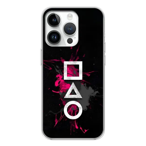 Чехол с принтом «Символы Игра кальмара» для Realme P4