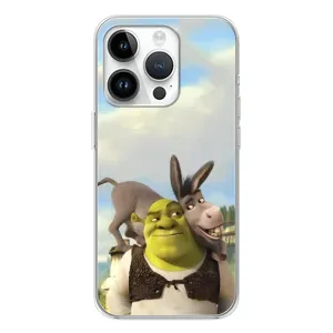 Чохол з мультфільмом Шрек на RealMe P4 (Шрек та Осел)