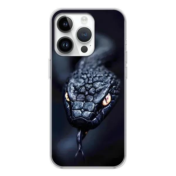 Чохол з принтом «Чорна змія» для Realme P4
