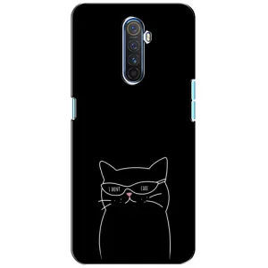 Чехол с рисунком кот на Realme X2 Pro (Равнодушный кот)