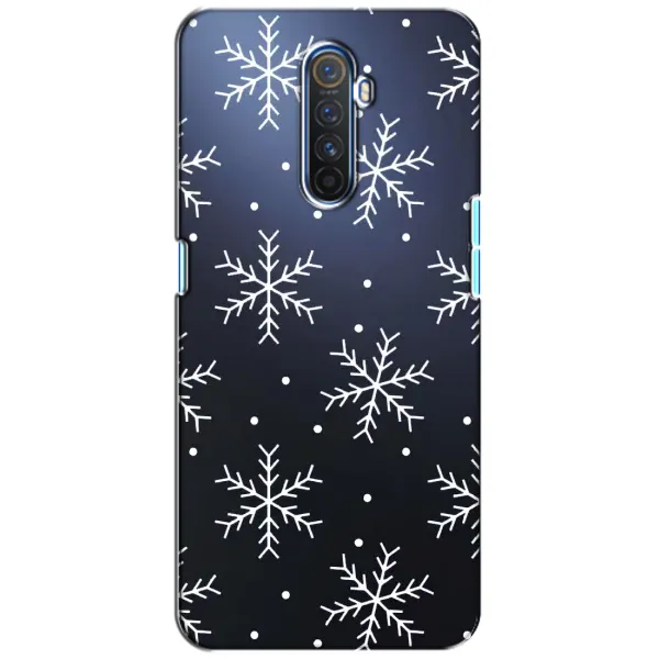 Чехол с принтом «Белые снежинки» для Realme X2 Pro