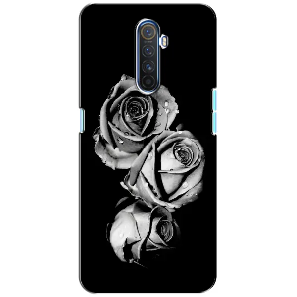 Чохол з принтом «Чорна троянда» для Realme X2 Pro