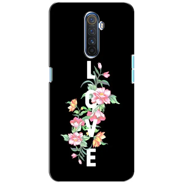 Чехол с принтом «Цветы LOVE» для Realme X2 Pro