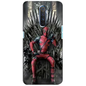 Чохол з принтом «Дедпул на троні» для Realme X2 Pro