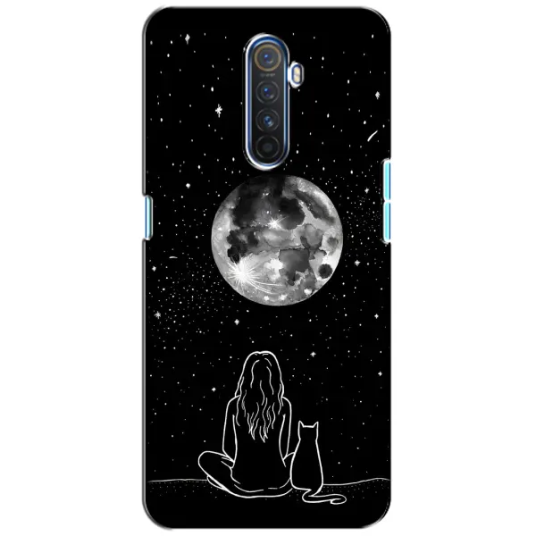 Чехол с принтом «Девушка с котом» для Realme X2 Pro