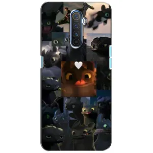 Чехол как приручить дракона на Realme X2 Pro (Дракон коллаж)