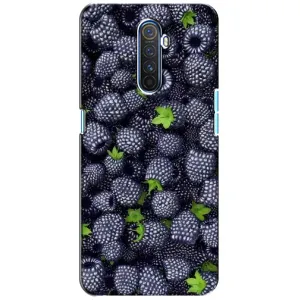 Чехлы с Фруктами для Realme X2 Pro (VPrint) (Ежевика)