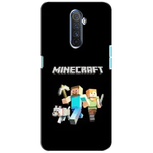 Чехол Майнкрафт на Realme X2 Pro (AlphaPrint) Minecraft (герои Minecraft)