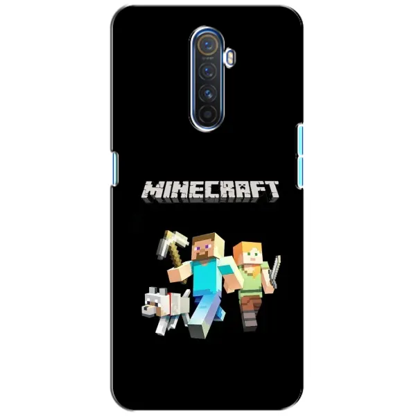 Чехол с принтом «герои Minecraft» для Realme X2 Pro