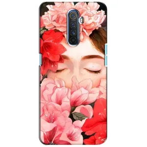Чехлы (ART) Цветы на Realme X2 Pro (VPrint) (Очі в квітах)