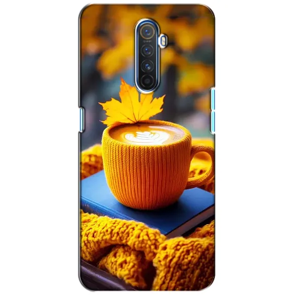 Чехол с принтом «Кофе на желтом пледе» для Realme X2 Pro