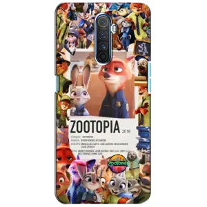Чехол Зоотрополіс на Realme X2 Pro (Постер Зверополис)
