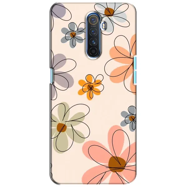 Чехол с принтом «Разноцветные цветы» для Realme X2 Pro