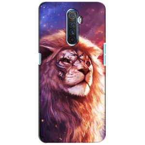 Чохол з картинкою ЛЕВ для Realme X2 Pro (VPrint) (Красочний Лев)