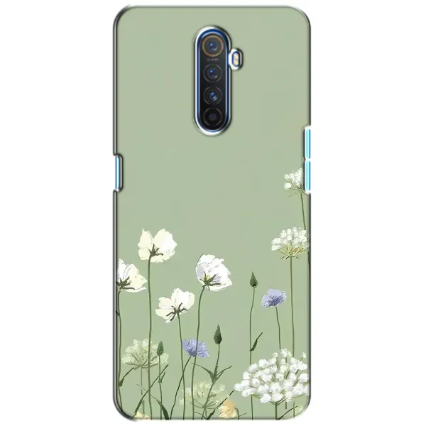 Чехол с принтом «Цветы на зеленом» для Realme X2 Pro
