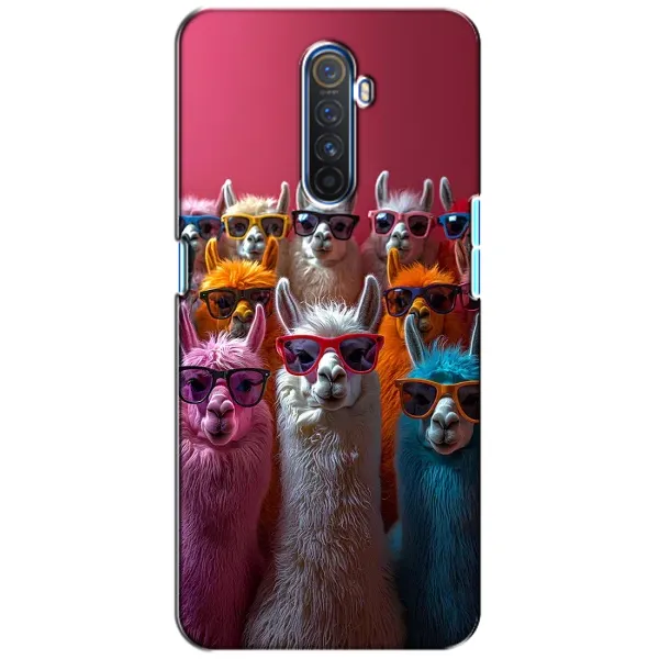 Чехол с принтом «Ламы в очках» для Realme X2 Pro