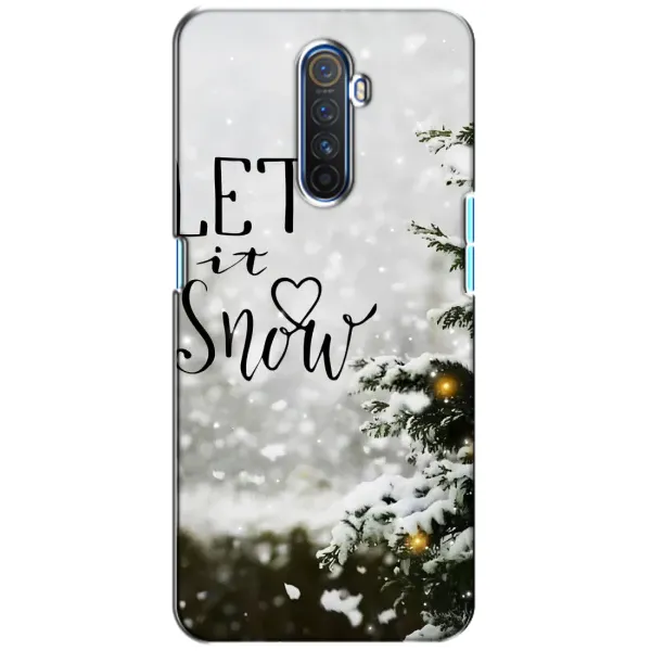 Чехол с принтом «Let it snow» для Realme X2 Pro