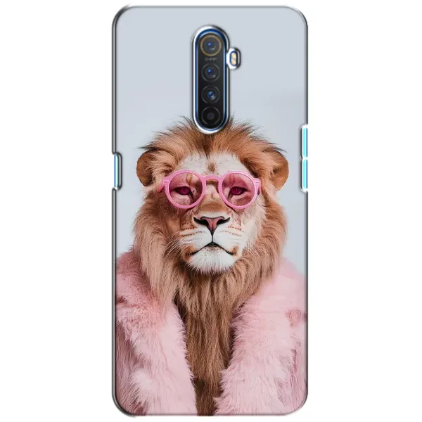 Чехол с принтом «Лев в очках» для Realme X2 Pro
