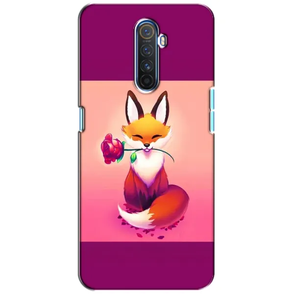 Чехол с принтом «Лисичка с розочкой» для Realme X2 Pro