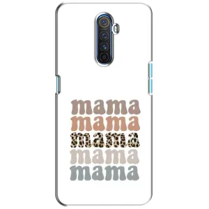 Чехлы для мамы на Realme X2 Pro (Текстовый коллаж мама)