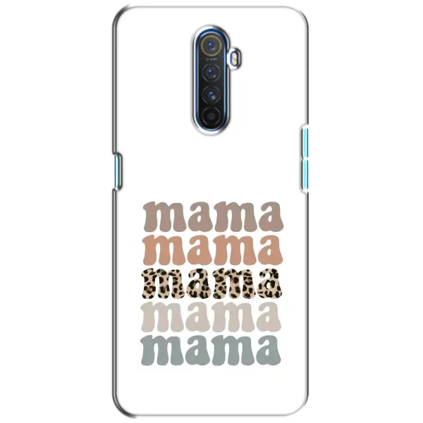 Чехол с принтом «Текстовый коллаж мама» для Realme X2 Pro