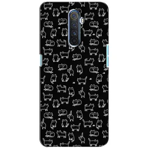 Чехол с принтом для Realme X2 Pro (AlphaPrint) Модные коты (Меленькие котики)
