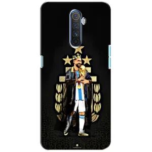 Чехлы для Realme X2 Pro (Leo чемпион) (AlphaPrint) (Месси Король)