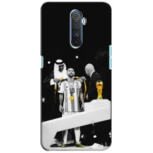 Чехлы для Realme X2 Pro (Leo чемпион) (AlphaPrint) (Месси в накидке)