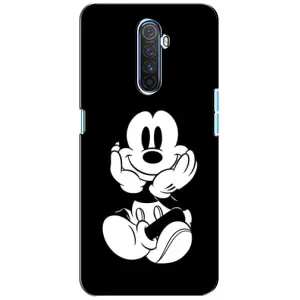 Эксклюзивный чехол для Realme X2 Pro (AlphaPrint - Мультяшные) (Микки на черном)