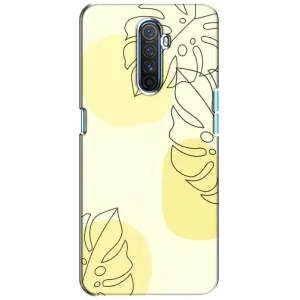 Силиконовый чехол с принтом в цветах на Realme X2 Pro