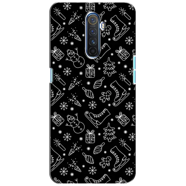Чехол с принтом «Новогодний фон» для Realme X2 Pro