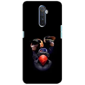 Чехол с Обезьянами Realme X2 Pro - (AlphaPrint) (Три обезьяны)