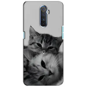Чехол с рисунком кот на Realme X2 Pro (Пара котов)