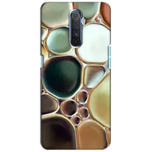 Мраморный чехол на Realme X2 Pro (VPrint) (Радужный Мрамор)