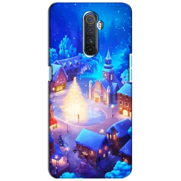 Чехол с принтом «Рождественский город» для Realme X2 Pro