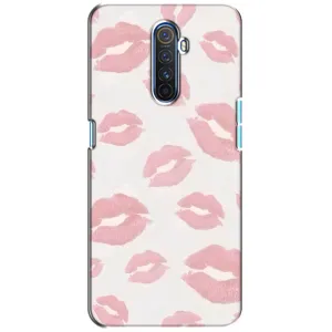 Чехол с розовым рисунком для Realme X2 Pro (Розовые губы)