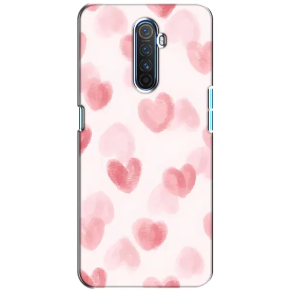 Чохол з принтом «Рожеві сердечки» для Realme X2 Pro