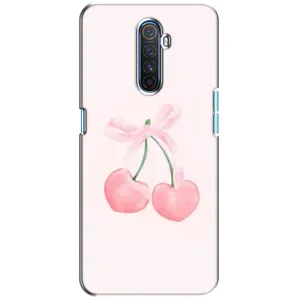 Чехол с розовым рисунком для Realme X2 Pro (Розовые вишни)