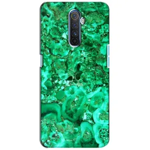 Мраморный чехол на Realme X2 Pro (VPrint) (Салатный Мрамор)