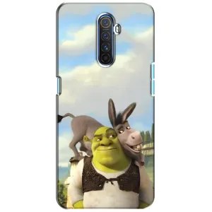Чехол с мультфильмом Шрек на Realme X2 Pro (Шрек и Осел)