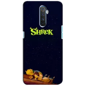 Чехол с мультфильмом Шрек на Realme X2 Pro (Отдыхающий Шрек)