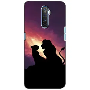Чехол с принтом «Силуэт Симба и Налу» для Realme X2 Pro
