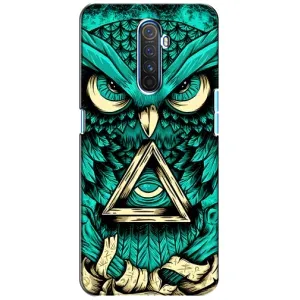 Чохол з пташками на Realme X2 Pro (VPrint) (Сова з оком)