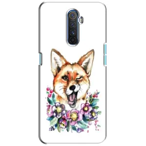 Чехлы с картинкой Лисички для Realme X2 Pro (VPrint) (Веселая лисичка)