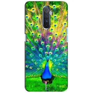 Чохол з пташками на Realme X2 Pro (VPrint) (Яскравий Павлин)