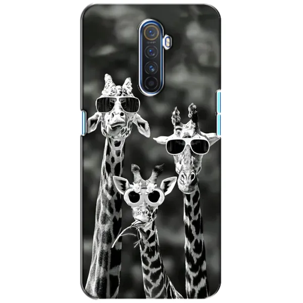 Чехол с принтом «Жирафы в очках» для Realme X2 Pro