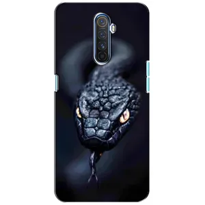 Чехол с картинкой «Хищники» для Realme X2 Pro (Черная змея)
